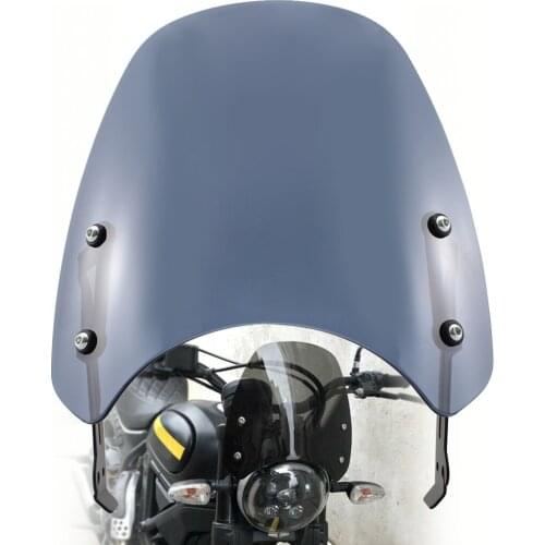Front Smoke Windscreen Windshield Wind Shield Protection Flyscreen Motorcycle For Ducati Scrambler Classic Full Throttle Icon