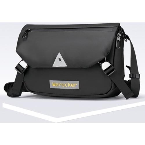 Men Satchel Messenger Bags Waterproof Big Crossbody Shoulder Bag Brands High Quality Mens Hip Hop Street Travel Bag Male X144C