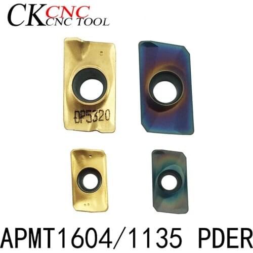 10pcs APMT1604PDER APMT1135PDER DP5320 APMT1604PDER-M APMT1604PDER-H APMT1135PDER-H APMT1135PDER-H turning tool Carbide Inserts