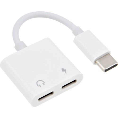 10pcs USB Type C To 3.5mm Jack Adapter USB-C Converter Type-C PD Fast Charge Adaptor AUX Audio Music Earphone Cable Connector