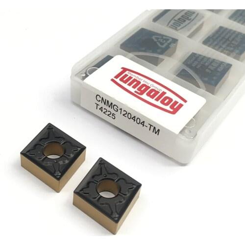 100% Original 10PCS CNMG120404 TM T4225 High Quality Metal CNC Machine Parts Tool Carbide Inserts For Steel Parts Turning Tool