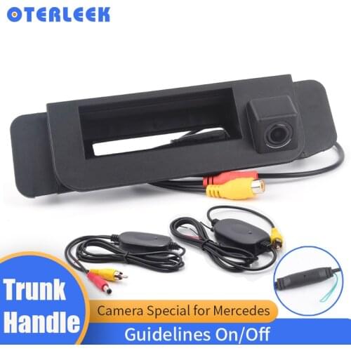 2.4GHZ Wireless Trunk Handle Car Reversing Camera for Mercedes Benz C Class W205 CLA W117