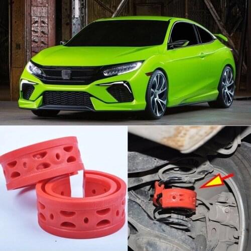 2pcs Rear Air Suspension Shock Bumper Spring Coil Cushion Buffer For Honda Civic