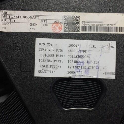 5PCS TC74HC4066AFT TC74HC4066 TC74HC TC 4066A Brand new and original chip IC 74HC4066A