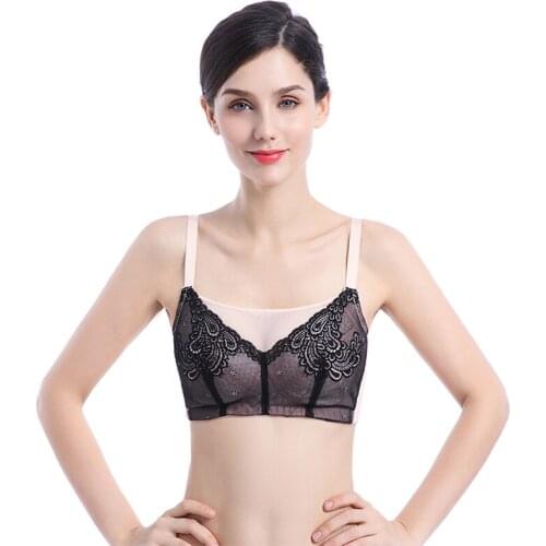 6040 Breast Cancer Postoperative Breast Special Bra Without Steel Ring Fake Chest Fake Breast Bra Underwear