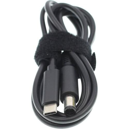 7.4x5.0mm 4.5*3.0mm with Pin Jack to Type C PD Power Adapter Converter DC Plug Connector Cable Cord for Dell Laptop Charger