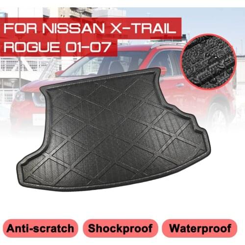 Car Floor Mat Carpet Rear Trunk Anti-mud Cover For Nissan X-Trail Rogue 2001 2002 2003 2004 2005 2006 2007