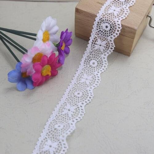 10 yards 1''( 25mm) width white elastic Lace trim sewing/garment/clothes accessories
