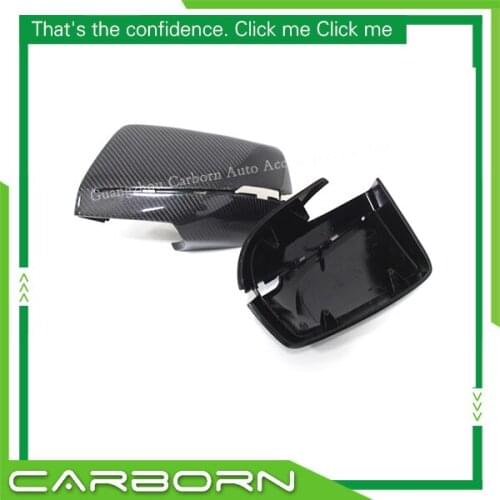 Carbon Fiber Body Side Rearview Mirror Cover For-Cadillac XTS 2014 2015 2016 Gloss Black 1:1 Replacement Style Mirror Caps