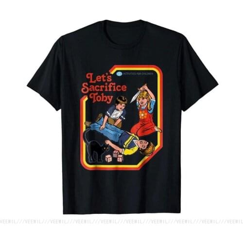 Lets Sacrifice Toby Activities For Children Spell Circle Hell Black T-Shirt Tops New Unisex Funny T Shirt