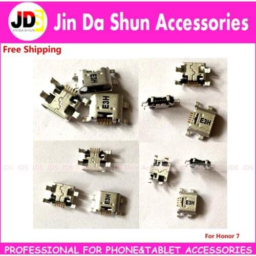 JDS DHL For Huawei Honor 7 Micro USB Part Charge Charging Connector Plug Dock Socket Port Repairs Parts