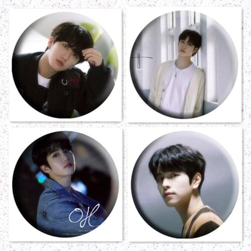 KPOP Stray Kids Latest Single Mixtape:OH Photo Round Brooch Badge Mirror Pendant Keychain Keyring Bag Accessories Decor Gifts G1