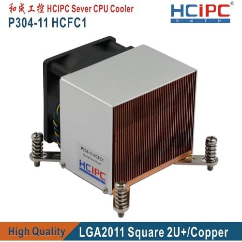 HCIPC P304-11 HCFC1 LGA2011 80*80MM CPU Heatsinks , Copper CPU Cooler,Server Cooler,2U/3U/4U/5U Sever CPU Cooler,2U CPU Cooling