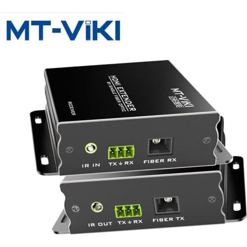 MT-VIKI HDMI Optical Fibre Extender1080P HD Video Adapter Single mode SC interface 20KM transmission HDMI Sends Receiver 1 Pair