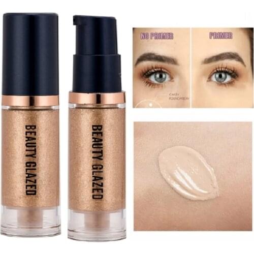 Face Base Primer MakeUp Liquid Highlighter Waterproof Base Primer Bronzer Shimmer Highlighter Contour Face Concealer Cream TSLM1
