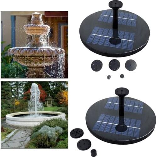 Solar Fountain Floating Watering Pump Solar Powered Panel Bird Bath Outdoor Pond Gardening Pond Without Battery Decoration 2021