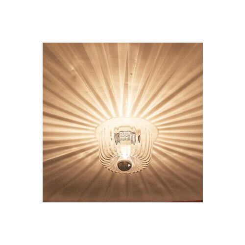 IWHD Glass LED Wall Lamp Modern LED Dinning Room Creative Clear Glass Shadow Wall Light Fixtures Arandela