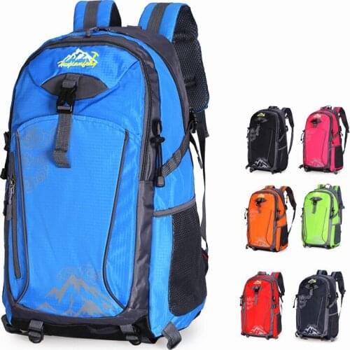 Waterproof and Wearable Climbing Backpack Daily Leisure Student Bag Outdoor Hiking Large Capacity Shoulders Bag