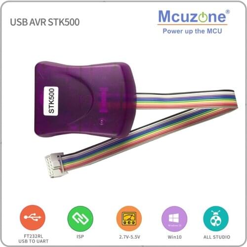 CHINA AIR MAIL!USB AVR STK500 ISP programmer ATMEGA128 free mega16 mini pcb board(1pce per order)