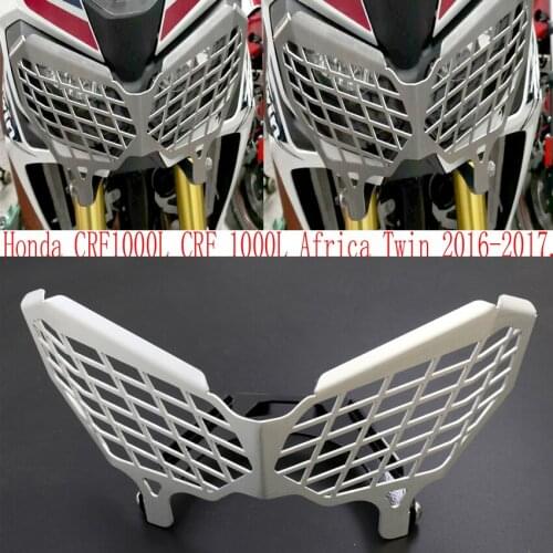 For Honda CRF1000L CRF 1000L Africa Twin 2016-2017 16 17 Motorcycle Accessories Guard Grille Protector Motorbike Headlight Cover