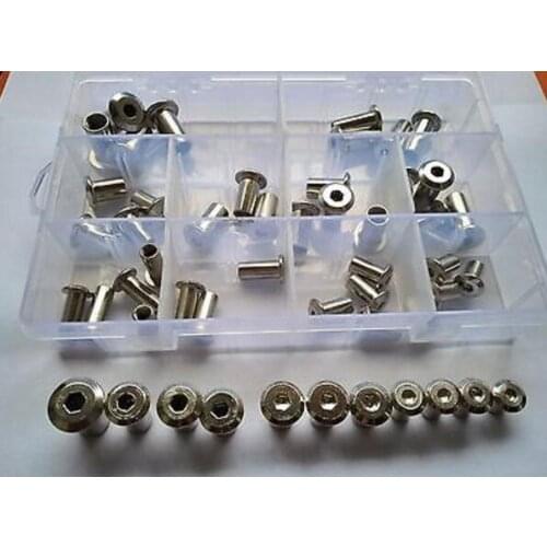50pcs M6 M8 M10 Stainless Steel Allen Furniture Connector Cap Fixed Screw High fit Teel Nuts