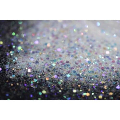 White Clear Holographic Unicorn Glitter Mix Colorful Glitters Dust for Nail Art Rainbow Cosmetic Craft Grade