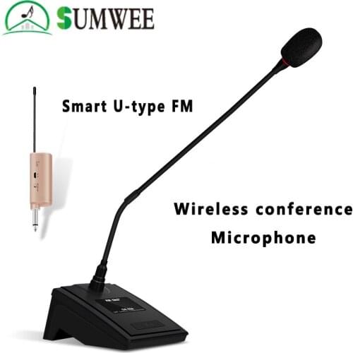 Wireless Conference System Audio Broadcast Desktop Adjustable Goose Neck Special Microphone