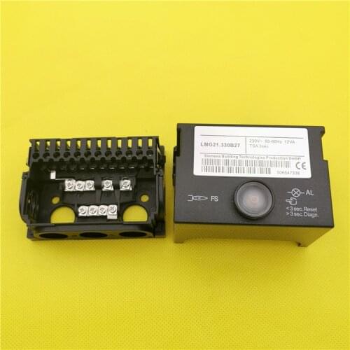 New Control Box Universal For Oil Or Gas Burner Controller LMG21.330B27 LMG22.330B27 burner controller base