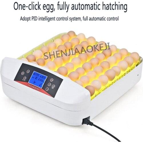 56 eggs home incubator Automatic incubator Egg hatching machine 80W One-button LED egg tester with temperature control 110/220V