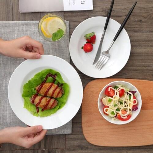 Creative Family Western Soup Plate Ceramic Dinner Pasta Plate Western Soup Straw Hat Dinner Plate Ceramic Dish Kitchen Tableware