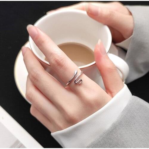 Fashion Charm Snake Finger Ring For Women Wedding Party Finger Ring Creative Jewelry Girls Gift