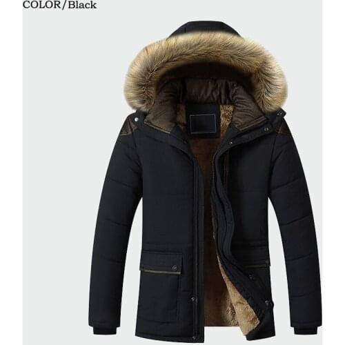 MusLotus Men's Parkas With A Hood