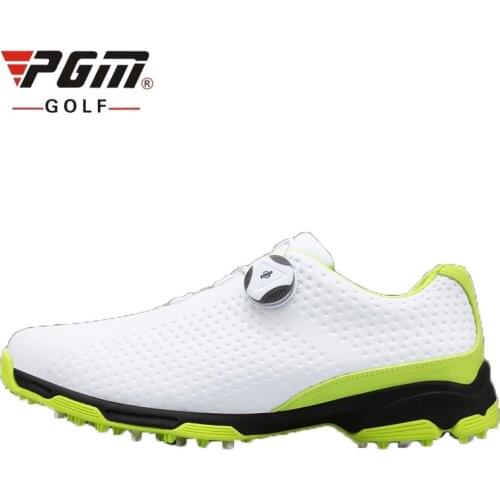 2019 New Arrival PGM Golf Shoes Men Waterproof Sports Shoes Knobs Buckle Breathable Anti-slip Mens Training Sneakers