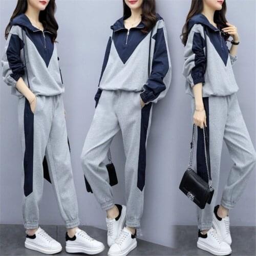 2021 New Casual Tracksuit for Women Two Piece Set Hoodies Tight Sportswear 2 Pieces Running Sports Suit for Women Suits