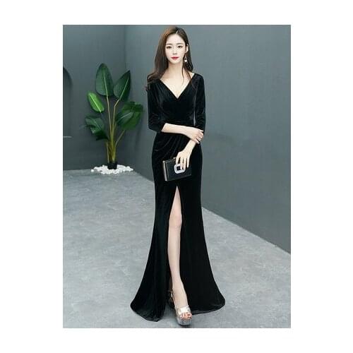 New Slim Mermaid Dress Evening Dresses Long Dresses Evening Formal Dresses Evening Gown Women Elegant Estidos De Fiesta Party