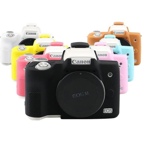 Silicone Armor Skin Case Body Cover Protector for Canon EOS M50 EOS R Body Digital Camera Digital Camera Inner Soft Bag Case