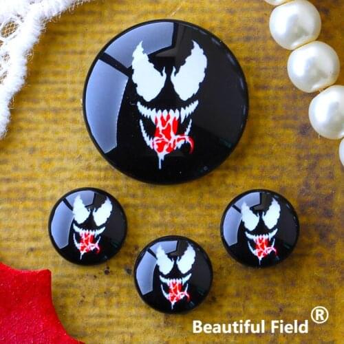 12mm 25mm 14mm 16mm 18mm 20mm Photo Glass Cabochons Round Cameo Set Handmade Settings Stone Magic ZX3030