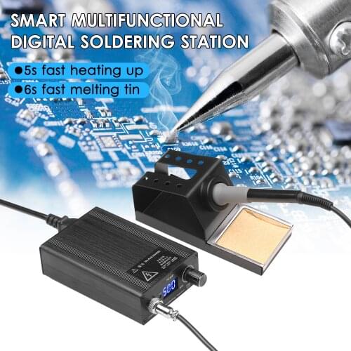 75W Smart Multifunctional Digital Soldering Station Soldering Iron Kit Electric Soldering Iron for Phone PCB IC Welding