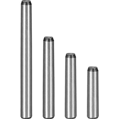Uxcell 5Pcs 6mm Small End Diameter 1:50 Taper Pin Length 25/30/35/40/50/60/70/80mm Carbon Steel GB117