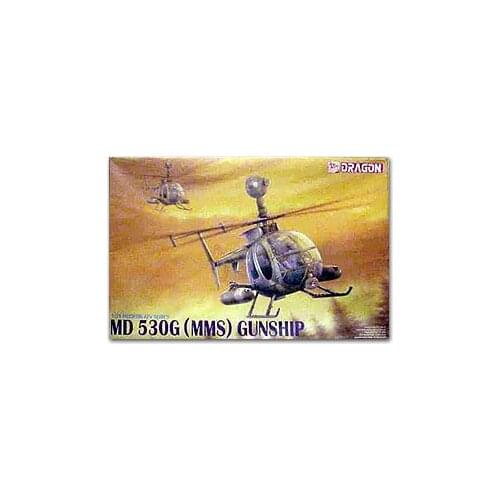 1/35 scale model Dragon 3526 MD530G (MMS) gunboat type fire suppression type helicopter