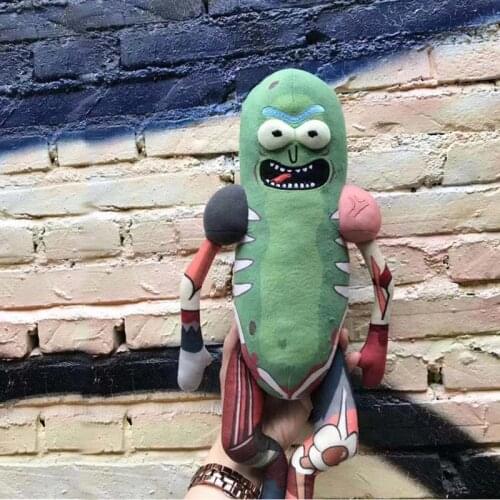 Funny Rick Plush stuffed toy Stuffed Animal Toys Bed Pillow doll Kawaii Rick plush toy baby companion Home Decoration Child gift