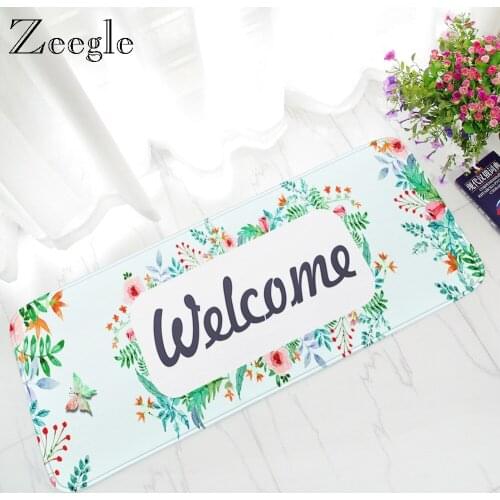 Zeegle Soft Carpet Area Rug for Living Room Anti-slip Carpet for Children Bedroom Carpet Bedside Rugs Absorbent Kitchen Mats