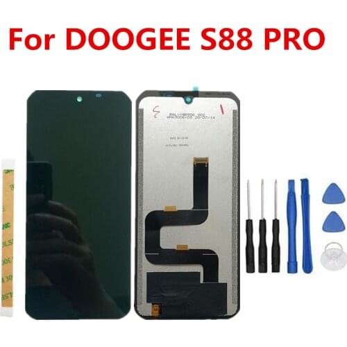 DOOGEE S88 Pro LCD Display Digitzer Assembly +Touch Screen For DOOGEE S88 Pro 6.3inch Android 10 Cell Phone Repair Panel Glass