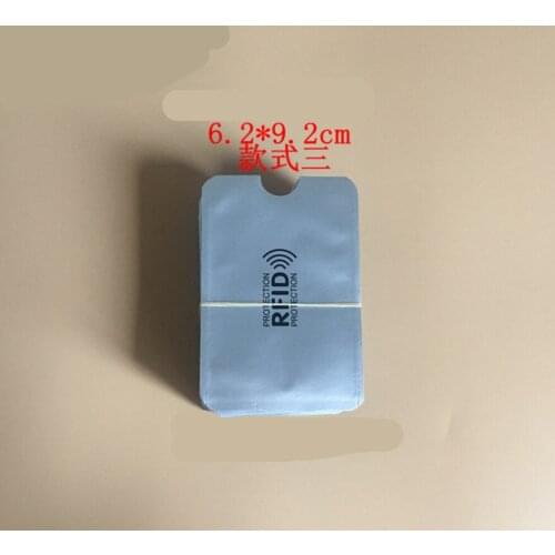 10pcs/lot Shield Card Case Genuine Anti-Scan Credit RFID Card Protective Anti-Magnetic Holder Bag High Quality 2020