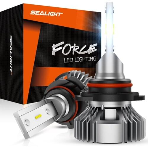 SEALIGHT F3 2pcs LED Fog Light Bulbs 5202 9006 H11 H10 6000LM 12W White Light 6000K 12V Bright DRL Car Light LED Head Light