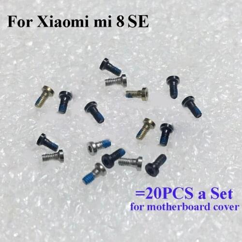 20PCS a set Screw For Xiaomi Mi 8 se Mi8 se mainboard motherboard Cover Screws Repair Parts For Xiaomi Mi8se Xiao Mi 8 se