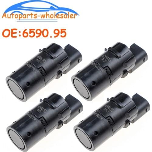 4 pcs/lot 6590.95 659095 PSA6590.95 For Peugeot 307 807 Renault Megane Laguna II Car PDC Parking Sensor Reversing Radar Sensor