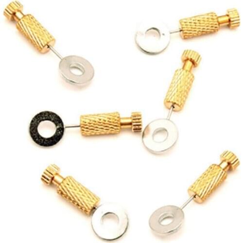 6Pcs DIY Handmade Leathercraft Tools Suture Fixing Needle Leather Tool Fixed Needle Sparse Stitch Lock Needle 0-6mm