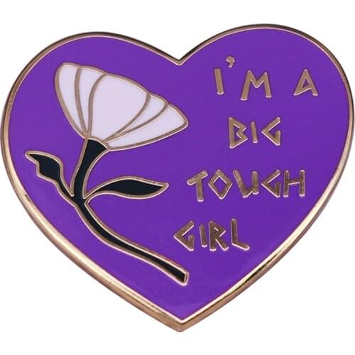 Meg quote I’m a Big Tough Girl pin I tie my own sandals and everything Hercules Princess Fantasy brooch