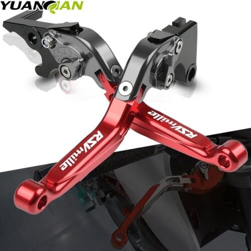 CNC Adjustable Folding Extendable Motorcycle Brake Clutch Levers For Aprilia RSV MILLE/R 1999 2000 2001 2002 2003 Accessories